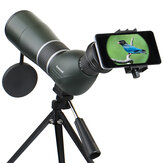 Telescopio monocular IPRee 12-36X50A/15-45X60A para observación de aves con lente de zoom óptico HD y ocular de vista