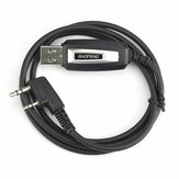 BAOFENG UV 8D-USB-Programmierkabel Mini-Walkie-Talkie-Schreibfrequenzleitung 2 Buchsen Programmiersoftware anbringen