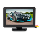 4.3 '' Renkli TFT LCD 2 Kanallı Video Girişi Arkadan Görünüm Monitör Araç Otomatik Araba DVD VCD Için Dikiz