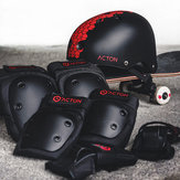 ACTON 7 stuks Fietshelm Sport Beschermende uitrusting Schokbestendige elleboog knie hand pads Veiligheidspak van