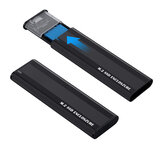 Boîtier M.2 NVME SSD USB3.0 x2 avec port Type-C. Boîtier pour SSD M2 NVME à 10Gbps pour M.2 NVME 2242 2260 2280 SSD
