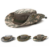 Men Camouflage Mesh Breathable Visor Bucket Hats Outdoor Fishing Climbing Sunshade Visor Cap