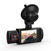 1080P Ön ve Arka 170° Araba Sürüş Kaydedici Otomatik Dash Cam WIFI Üçlü -Lens 2 İnç Video Kayıt DVR Kamera