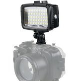 40m Dalış 60 LED Su Geçirmez Kamera Video Gece Işıklı Kamera Lamba 1800LM 