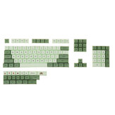 Набор из 125 клавиш Matcha PBT Набор клавиш XDA Профилированные красители Английский/Японский Пользовательские клавиши для механических клавиатур