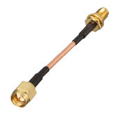 5CM SMA Male To SMA Female RG141 Extension Cable Made With Semi Rigid Cable Jack Plug Wire Connector