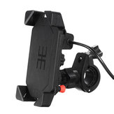 Universal Motorcycle Bike Handlebar Mount Holder USB Lader Voor 3.5-6inch Cell Phone GPS