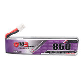 Batterie LiPo Gaoneng GNB 3,8V 850mAh 60C 1S HV 4,35V avec connecteur PH2.0 pour drone de course FPV
