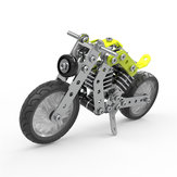 Rompecabezas 3D de metal MoFun Pequeña moto Harley de acero inoxidable con 158 piezas de construcción