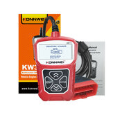 KONNWEI KW310 OBD2 автомобильный диагностический сканер EOBD инструмент сканирования считыватель кодов двигателя DTC тест напряжения Встроенный динамик