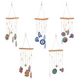 Wind Chime Wooden Creative Alloy Sheet 60cm Printing