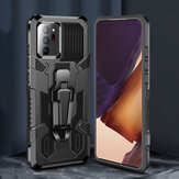 Bakeey for Samsung Galaxy Note 20 Ultra / Galaxy Note 20 Case Dual-Layer Rugged Armor Magnetic with Belt Clip Stand Non-Slip Anti-Fingerprint Shockproof Protective Case