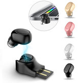 X11 Mini Fone de Ouvido sem Fio Bluetooth Portátil Livre de Mãos Invisível Abafadores com Carregador Magnético USB