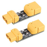 2Pcs YRRC 1-6S 33V Amass XT60 Interruptor de curto-circuito de linha de conexão de parada de fumaça para modelo RC