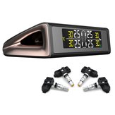 Junsun Solar Power TPMS Tire Pressure Monitor System Wireless Colorful Display With 4 Sensors