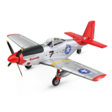 XK A280 P-51 Mustang 3D/6G System 560mm Wingspan 2.4GHz 4CH EPP RC Airplane Fighter RTF With LED Lights for Beginner
