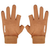 Gants antidérapants coupe-vent pour écran tactile chauds à doigts complets / demi pour le ski et la moto