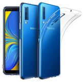 Funda protectora clara de cristal a prueba de golpes y suave TPU Bakeey para Samsung Galaxy A7 2018