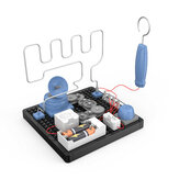 STEM DIY Khoa học Vật lý Khám phá thử nghiệm Maze điện. Bộ đồ chơi thí nghiệm tự chế cho trẻ em.