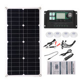 Kit de système de panneau solaire semi-flexible avec port USB de type C double port CC 5V/12V/18V avec régulateur de charge solaire