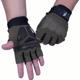 GLAUBE PRO Jagd Taktische Half Finger Military Camouflage Kühler Motorrad Fahrrad Anti Rutsch Handschuhe