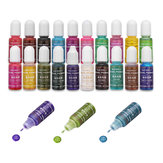 15g Parlak Renk Epoxy UV Reçine Pigment DIY Takı Boyama Boyası Tutkalı 20 Renkler