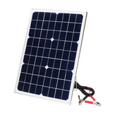 20W zasilacz słoneczny na baterie 12V USB z panelem słonecznym z przewodem zaciskowym 3m