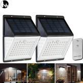 88 LED Solar Power Motion Sensor Light Voice Remote Control Garden Security Outdoor Yard Wall Lamp
