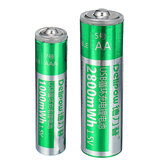Bateria recarregável USB Delipow 1.5V 2800mAh AA AAA Lipo carga rápida de 1 hora