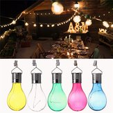 Ampoule LED suspendue alimentée par énergie solaire, étanche pour camping, jardin extérieur