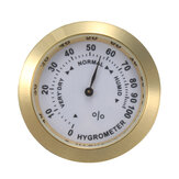 Calibre de calibração análogo da umidade do charuto do higrómetro com lente de vidro para humedors