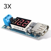 4,5-40V Προσαρμογέας τάσης LED Volt Meterr USB Μονάδα κατασκευής μειωμένης τάσης DC-DC 5V/2A