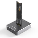 Adattatore di Base del Box Blueendless SD03 M.2 SSD Dual Protocol SATA/NVMe per unità disco rigido di tipo a stato solido mobile con connessione Type-C