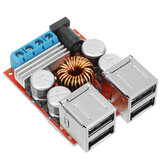 Module abaisseur de tension d'alimentation DC8V-35V à 5V 8A 3 pièces, chargeur de voiture pour téléphone mobile USB à 4 ports compatible avec la charge rapide