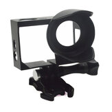 GoPro HERO 4 3+ / 3用レンズフードハウジングケース付き露出防止フレームマウント