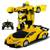 Rastar 2 In 1Rcカースポーツワイヤレスロボットモデル変形ファイティングキッズ子供のおもちゃ