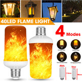 Ampoule à LED effet de flamme de 3W avec capteur de gravité pour décoration de fête et de maison AC85-265V