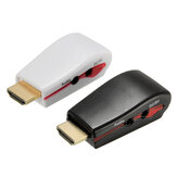 1080P HD Multimedia Interface Male naar VGA Female Video Converter Adapter met USB Power Audio Cable