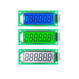 Arduino用のホワイト/ブルー/グリーンバックライト付き2.4インチ6桁7セグメントLCDディスプレイモジュール