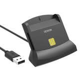 USB2.0 Smart Card Reader SD TF MMC SIM IC EMV Smart Card Reader Multi Function Smart Chip Adapter