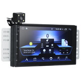 iMars 7 Inch 2 Din voor Android 8.0 Car Stereo Radio MP5 Player 2.5D Screen GPS WIFI Bluetooth FM with Achteruitrijcamera