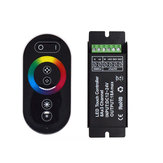 Controlador de toque RGB sem fio de 3 canais e 18A para fita de luz Lâmpada DC12-24V