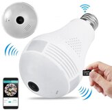 360° Panoramic Wifi 960P IP Camera Light Bulb Home Security Video Camera Led Cam Wireless CCTV Surveillance Fisheye Network Work with ICSEE APP