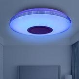 Lampe de plafond LED RGB de 39 cm avec bluetooth, WIFI, haut-parleur musical intégré et télécommande, dimmable. Pour utilisation intérieure, tension: 85-265V.