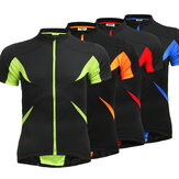 JAGGAD Men's Women's Short Sleeve Cycling Bike Jersey Breathable Sport Running Shirts Sportswear Top Outdoor Hiking
