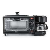 3 in 1 Home Multi-functional Breakfast Maker Coffee Mechanical Oven Mini Buffet Breakfast Machine Toaster