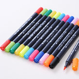 0,8 мм 12/24 цветовые ручки Супертонкий маркер на водной основе Разноцветные чернила Искусство Рисунок Для детей