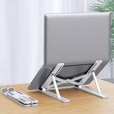 Suporte de mesa para laptop Bakeey Universal com altura ajustável, dissipação de calor e dez engrenagens para dispositivos de 10 a 17,3 polegadas feito de plástico ABS.