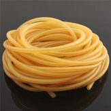 Yellow 2x5mm Natural Latex Rubber Surgical Band Tube Elastic Rubber Rope For Game 1/2/5/10M