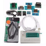 TL866II USB Mini Progmamozó 10 darab adapterrel EEPROM FLASH 8051 AVR MCU SPI ICSP